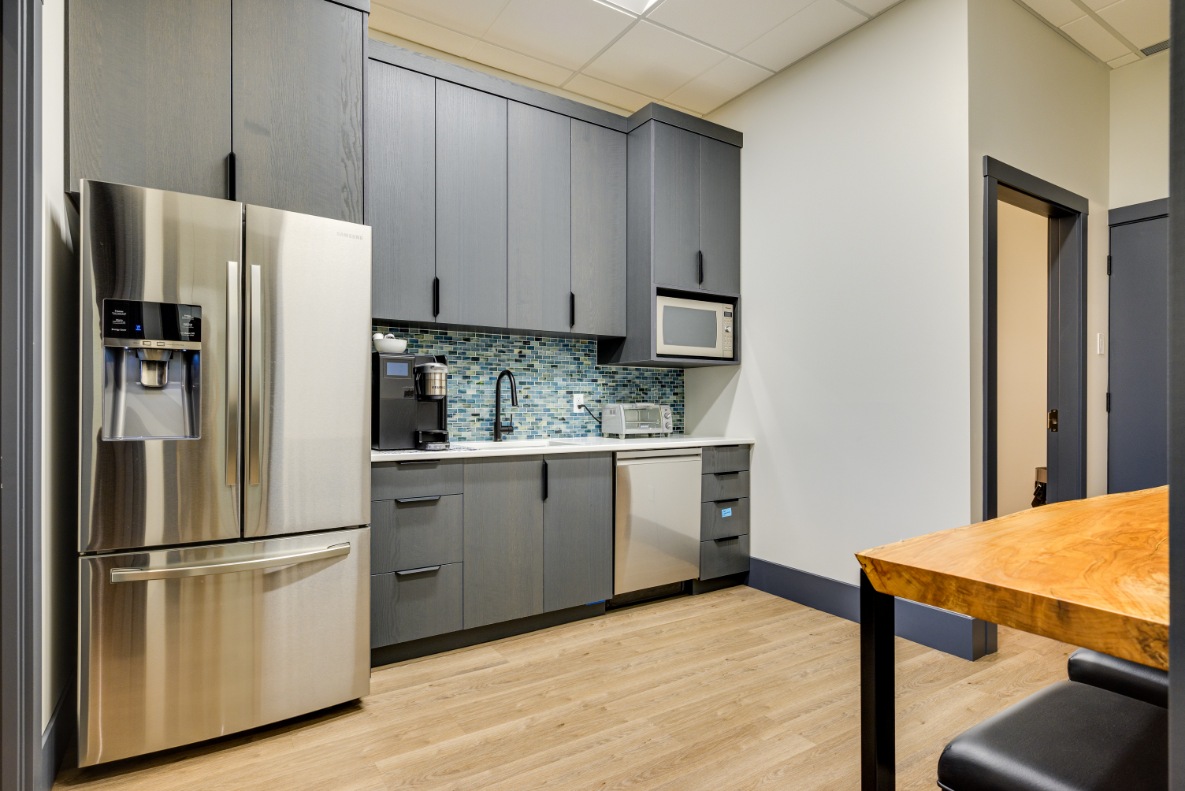 Staff kitchen at the Pacific CPA office
